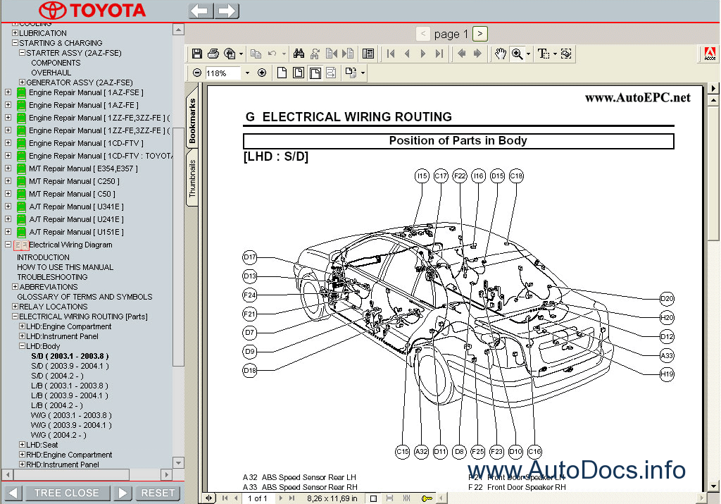 Toyota Avensis 2003-2008 Service Manual repair manual Order &amp; Download
