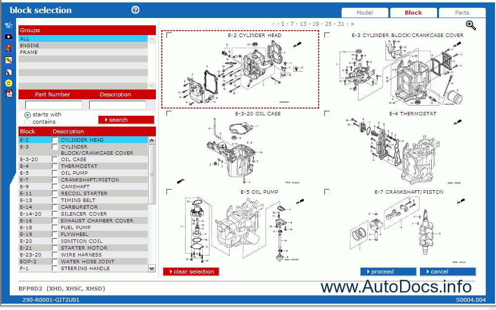 Honda power equipment parts manuals #2