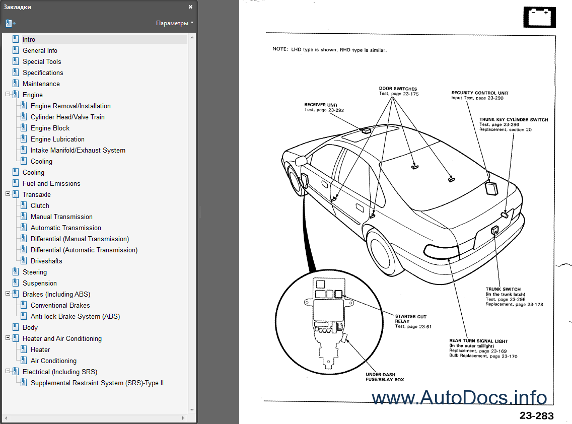 Honda electrical troubleshooting manual download