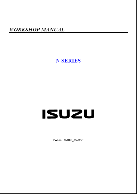Isuzu Elf (N series) repair manual Order & Download