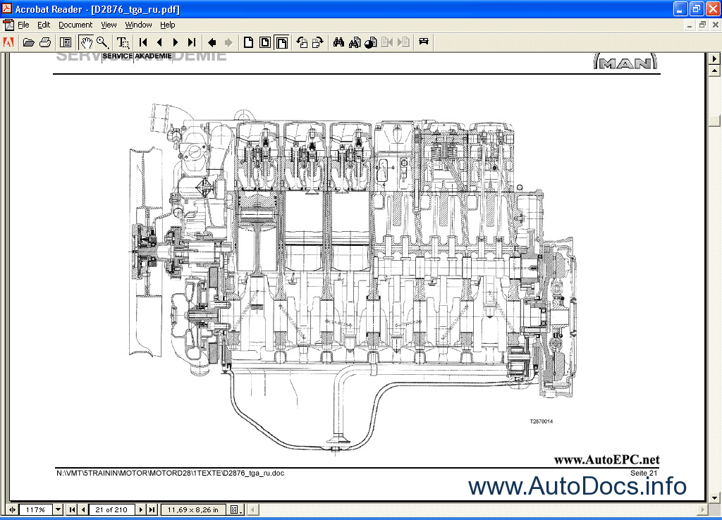 Man marine diesel engine d2876 le 405 service repair manual.