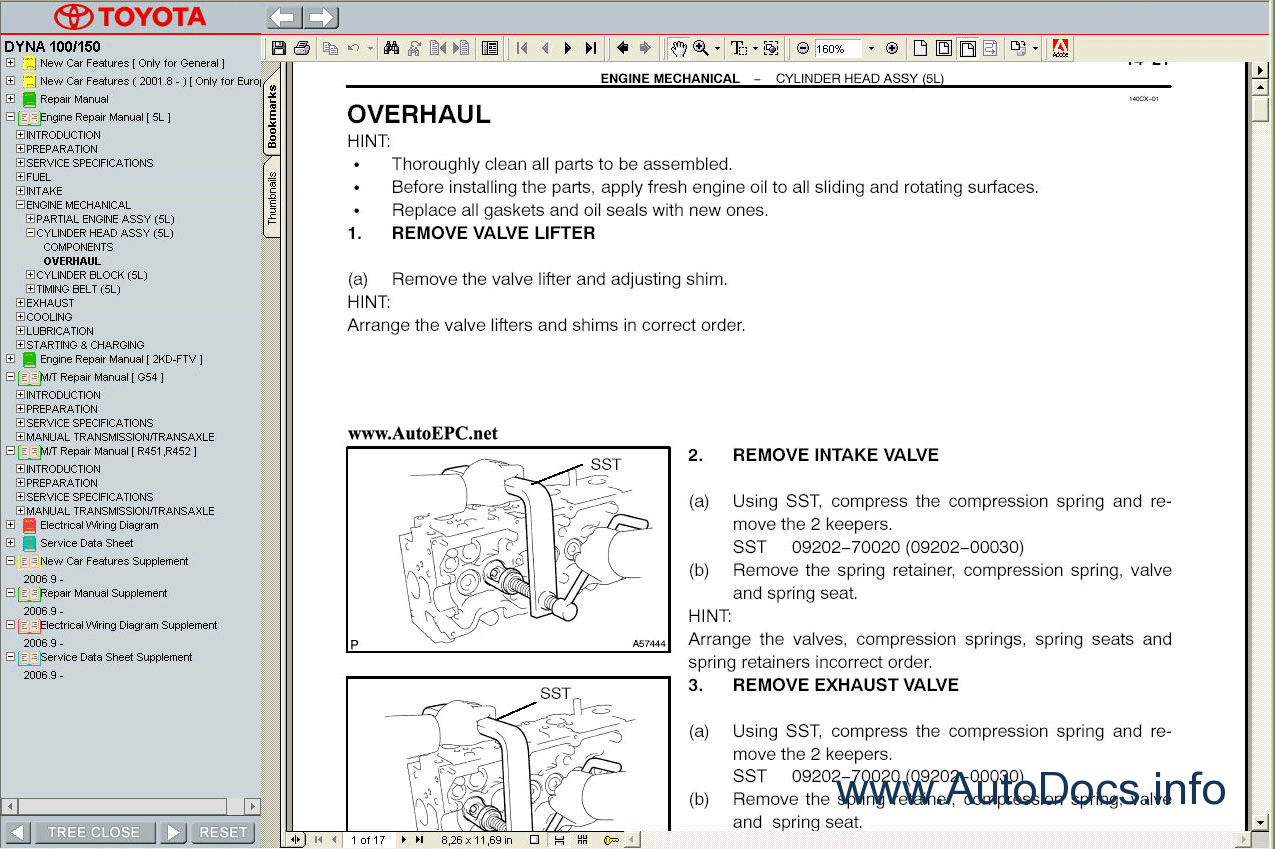 Repair manuals Toyota Dyna 100/150 Service Manual 3