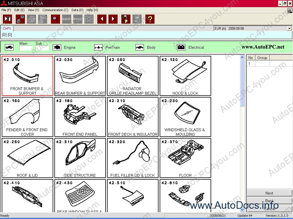 Mitsubishi L200 Spare Parts Catalog | Reviewmotors.co